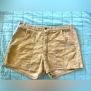 Vintage Corduroy High Waisted Shorts